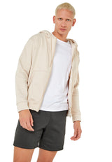 Buzo abierto Beige Masculino