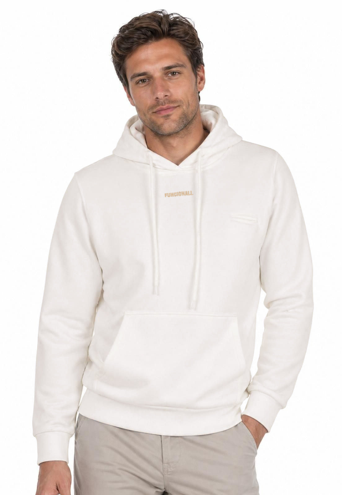 Buzo Blanco Masculino Esencial