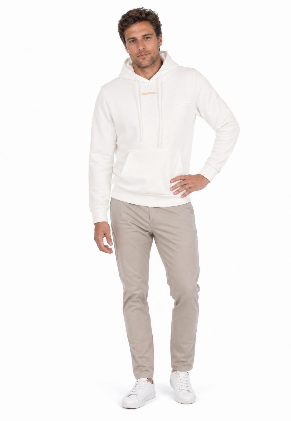 Buzo Blanco Masculino Esencial