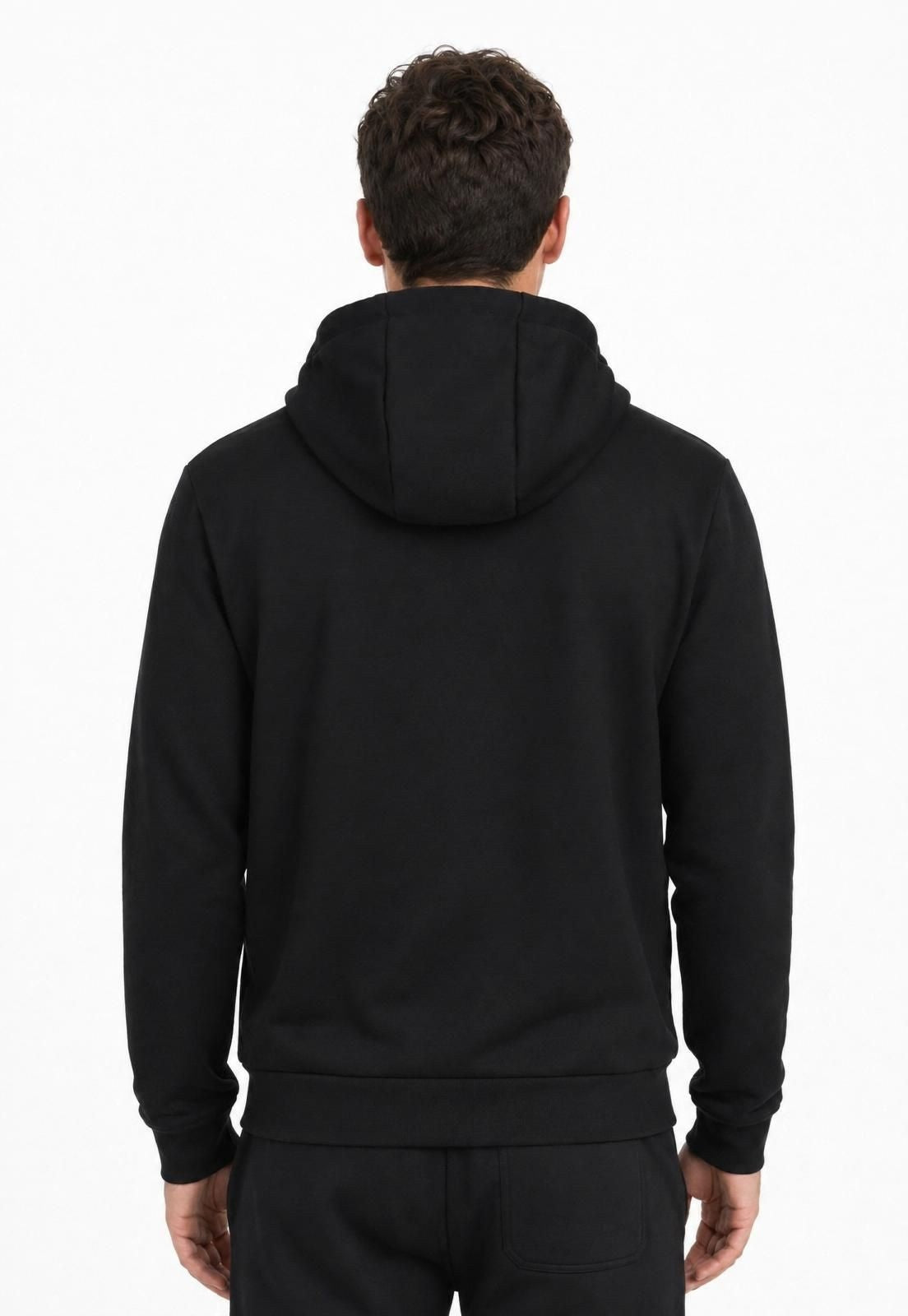 Buzo Negro Masculino Esencial